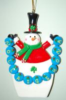 NOLLAIG SHONA SNOWMAN ORNAMENT